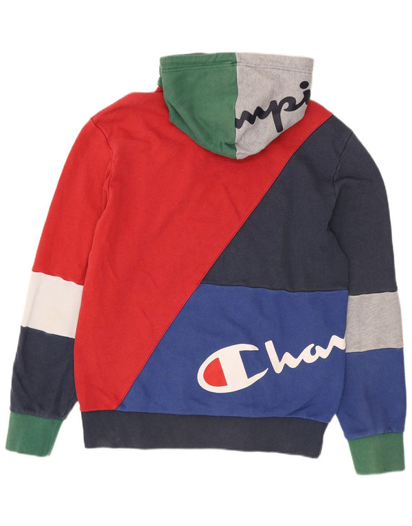Męski sweter z kapturem Champion Graphic XL, wielokolorowy, z blokami kolorów