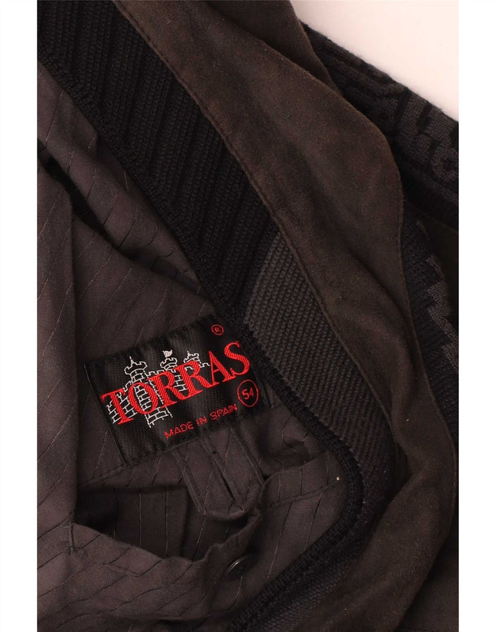 Męska zamszowa kurtka bomber Torras IT 54 2XL szara
