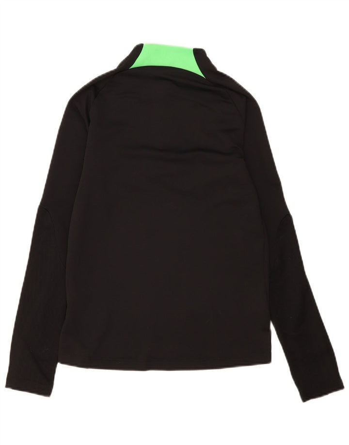 Chłopięcy dres Nike z zamkiem błyskawicznym na szyi, 10-11 lat, średni czarny