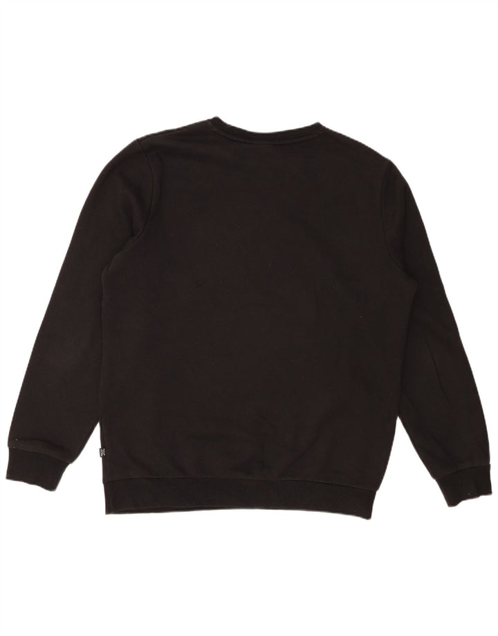 Męski sweter z grafiką PUMA, średni czarny, bawełniany