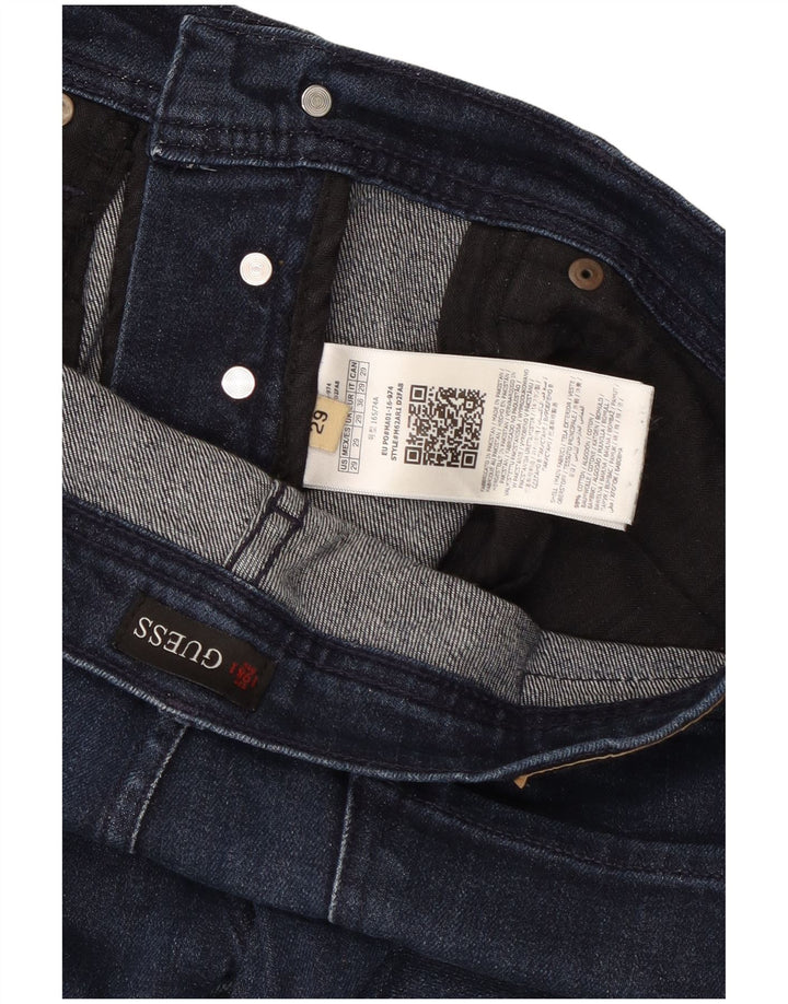 Jeansy męskie GUESS W29 L28 Granatowe, bawełniane