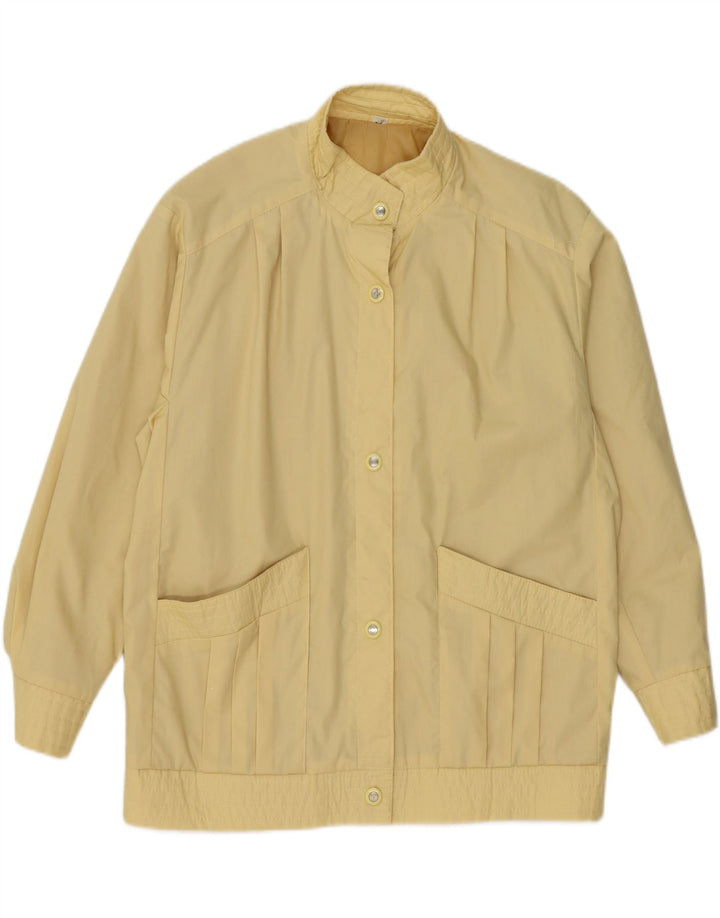 VINTAGE Womens Utility Jacket US 14 XL Yellow Vintage Vintage and Second-Hand Vintage from Messina Hembry 