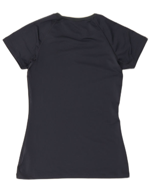 Damska koszulka Nike Dri Fit Top UK 12, średni granatowy poliester