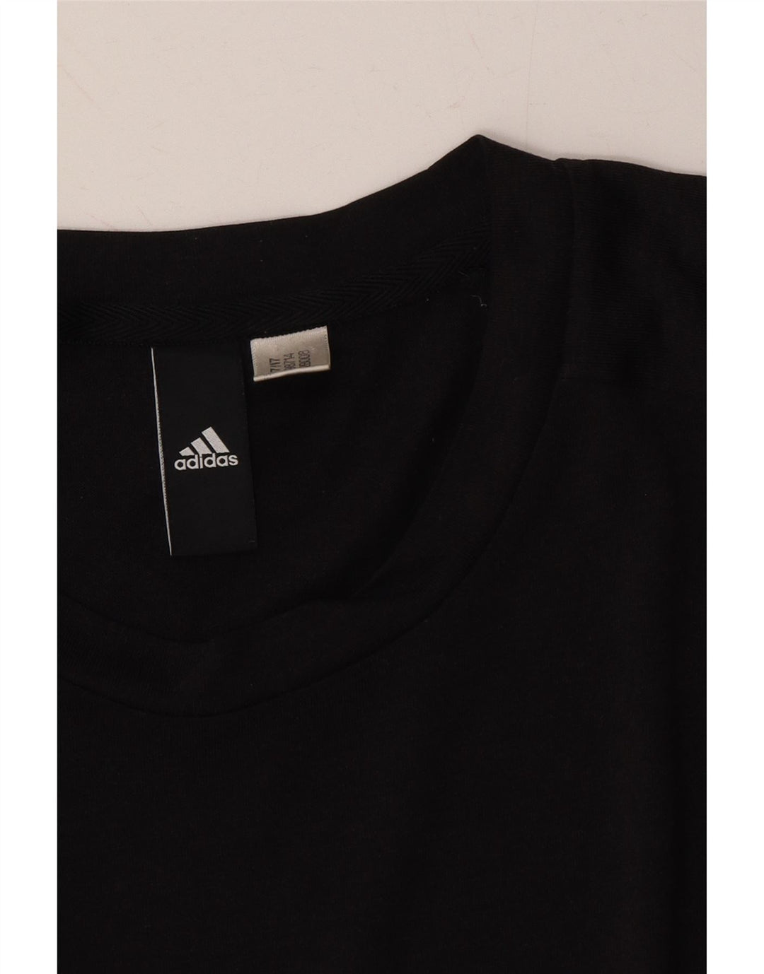 ADIDAS Mens T-Shirt Top Large Black Vintage Adidas and Second-Hand Adidas from Messina Hembry 