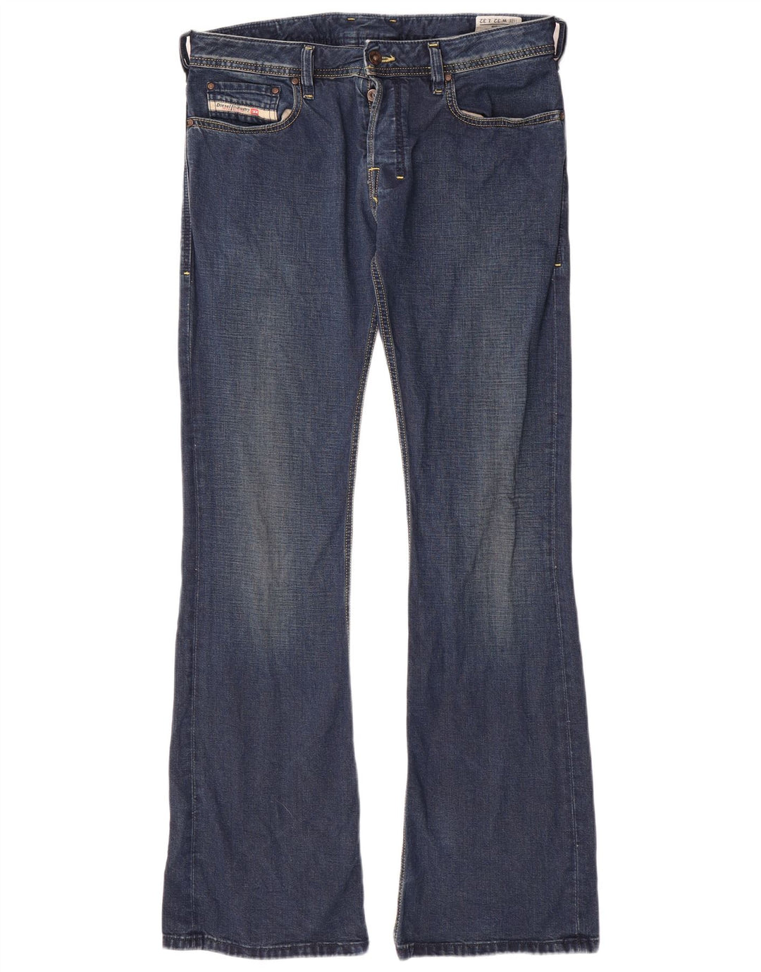 Męskie jeansy Bootcut Diesel W32 L33 Niebieskie bawełniane
