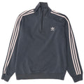Męska bluza Adidas z zamkiem błyskawicznym, średnia szara bawełna