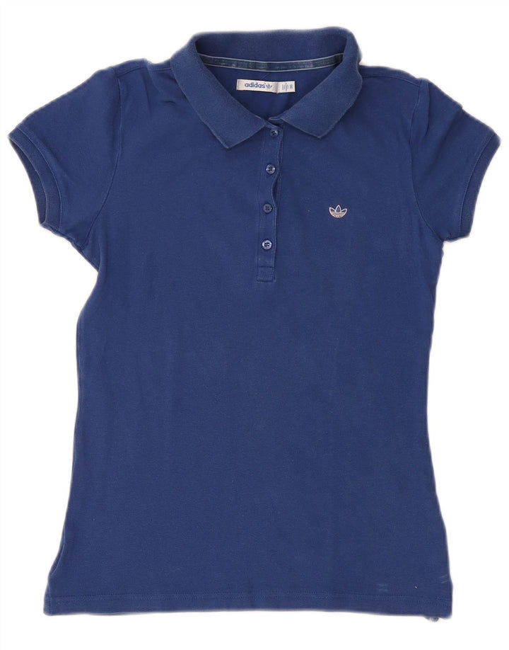Damska koszulka polo Adidas EU 36, mała, granatowa, bawełniana