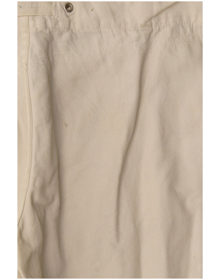Damskie spodenki Chino Diesel W26 Małe, białe, bawełniane