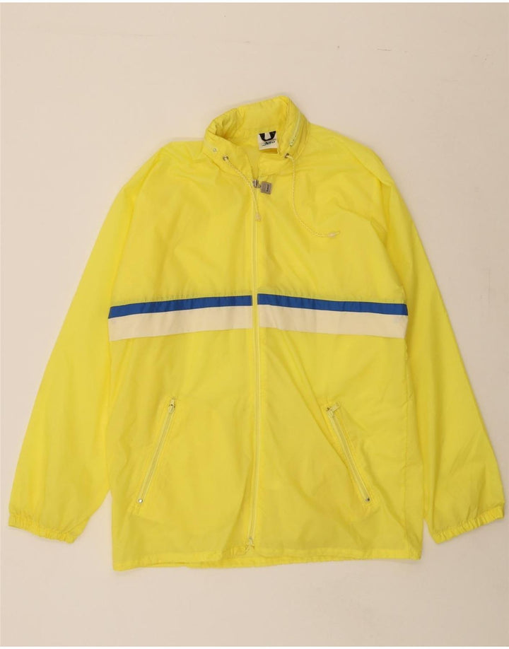 RODEO Womens Hooded Rain Jacket IT 48 XL Yellow Polyamide Vintage Rodeo and Second-Hand Rodeo from Messina Hembry 