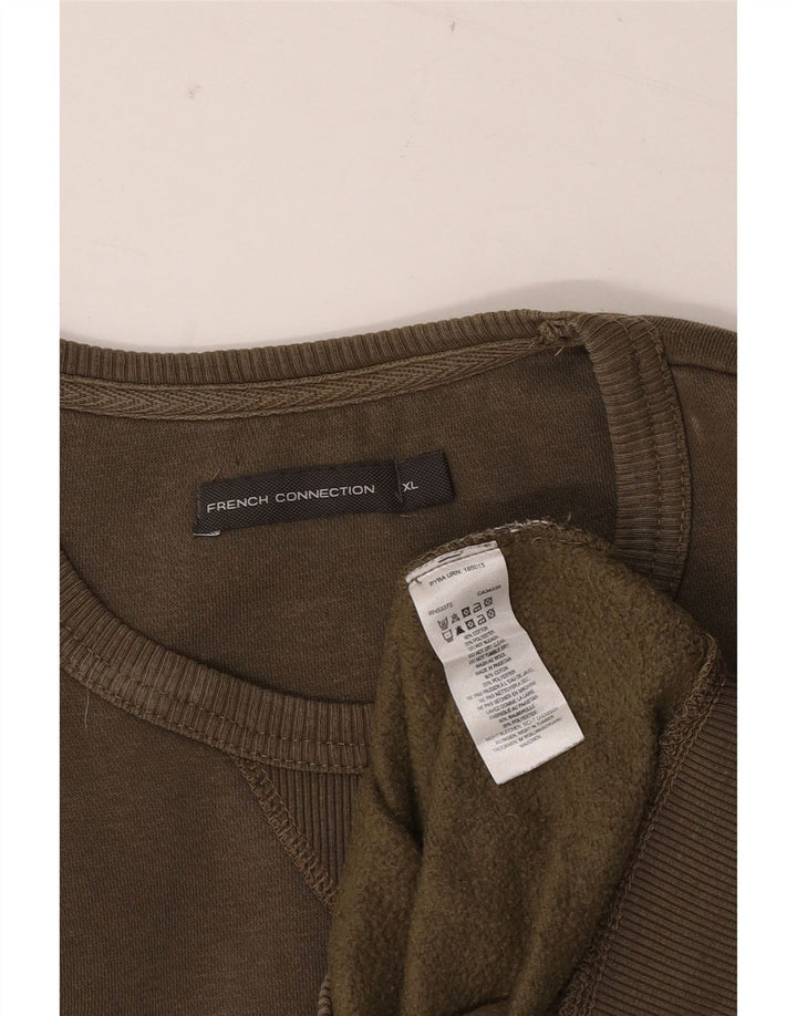 Bluza męska FRENCH CONNECTION XL, bawełniana w kolorze khaki