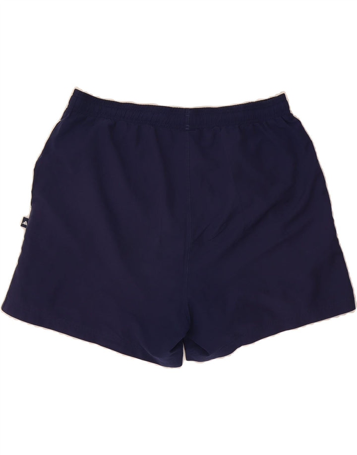 ADIDAS Mens Sport Shorts Large Navy Blue Polyester Vintage Adidas and Second-Hand Adidas from Messina Hembry 