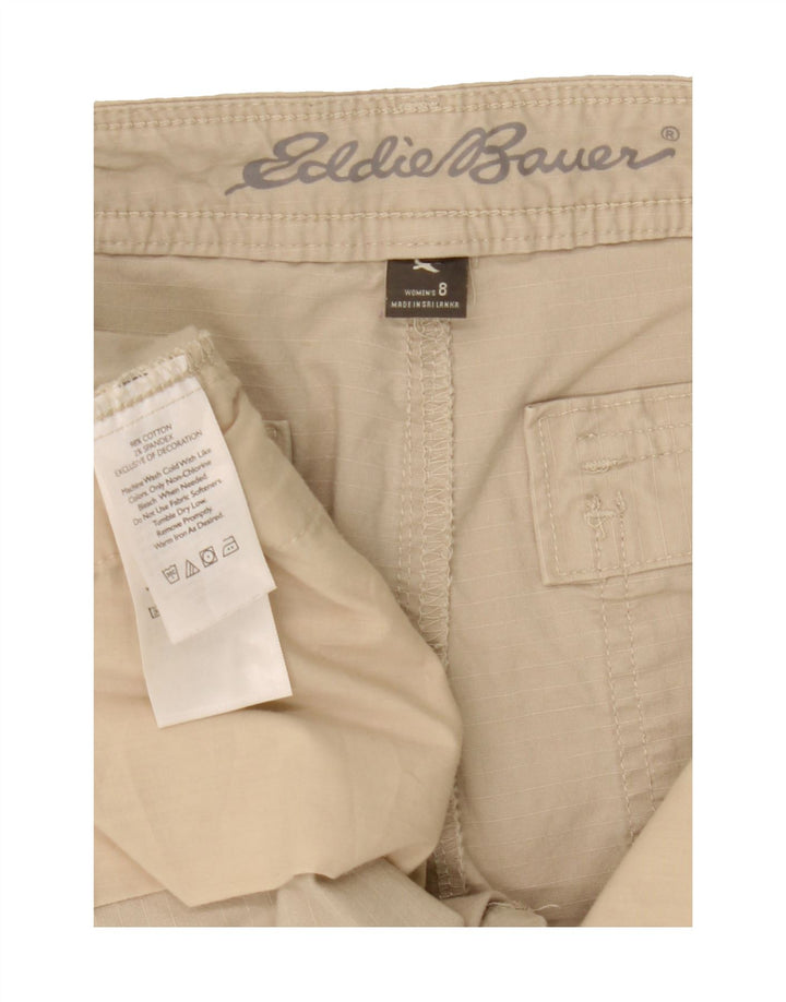 EDDIE BAUER Womens Cargo Shorts US 8 Medium W30 Beige Cotton Vintage Eddie Bauer and Second-Hand Eddie Bauer from Messina Hembry 