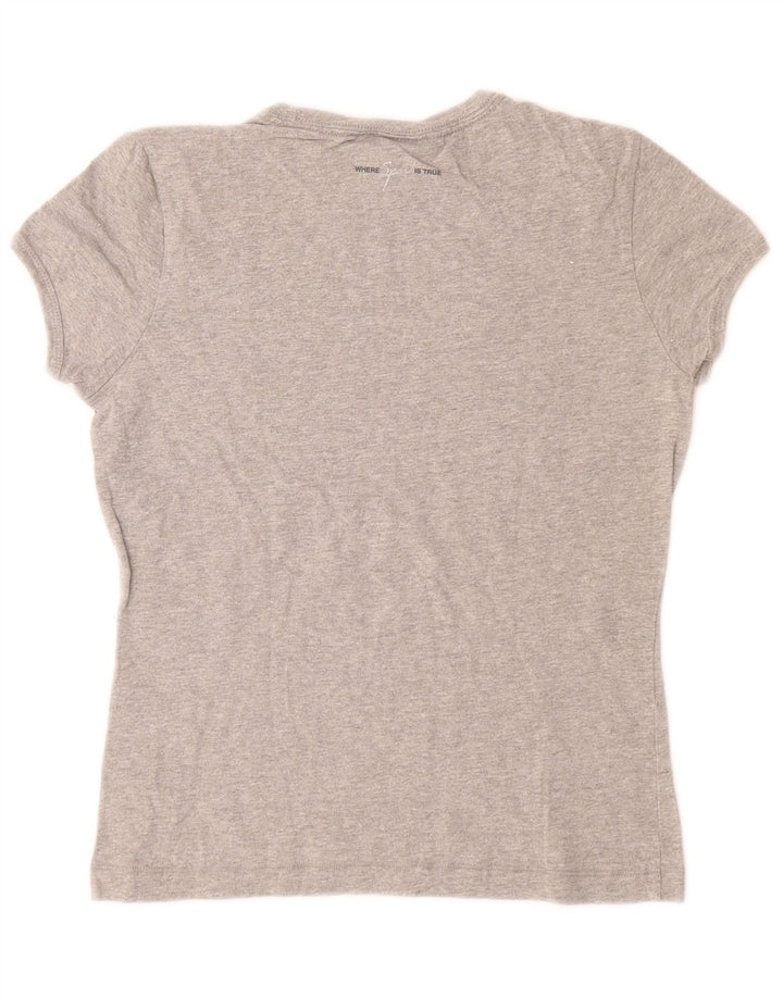 Damska koszulka z grafiką CHAMPION Heritage Classics Top UK 12 Medium Grey