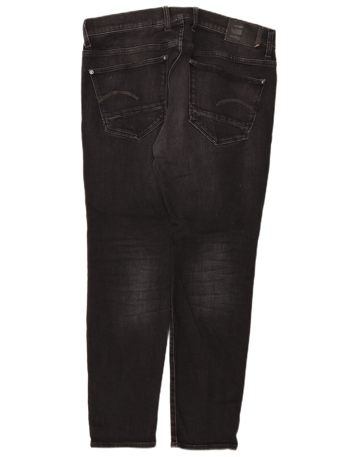 Męskie jeansy slim G-Star W36 L30 Czarna bawełna