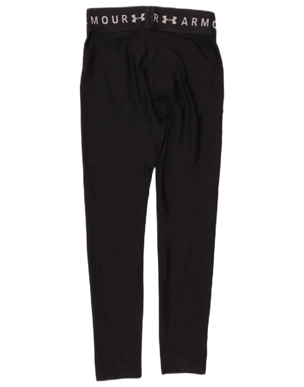 Damskie legginsy UNDER ARMOUR Heat Gear Graphic UK 12, średnie czarne