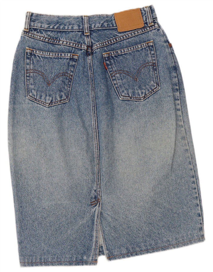Damska spódnica dżinsowa LEVI'S W26 Mała niebieska bawełniana