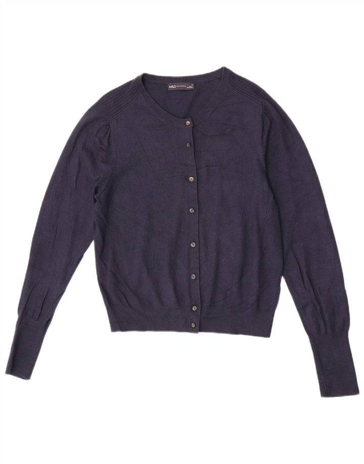 Sweter damski Marks & Spencer UK 12, średni granatowy, wiskoza
