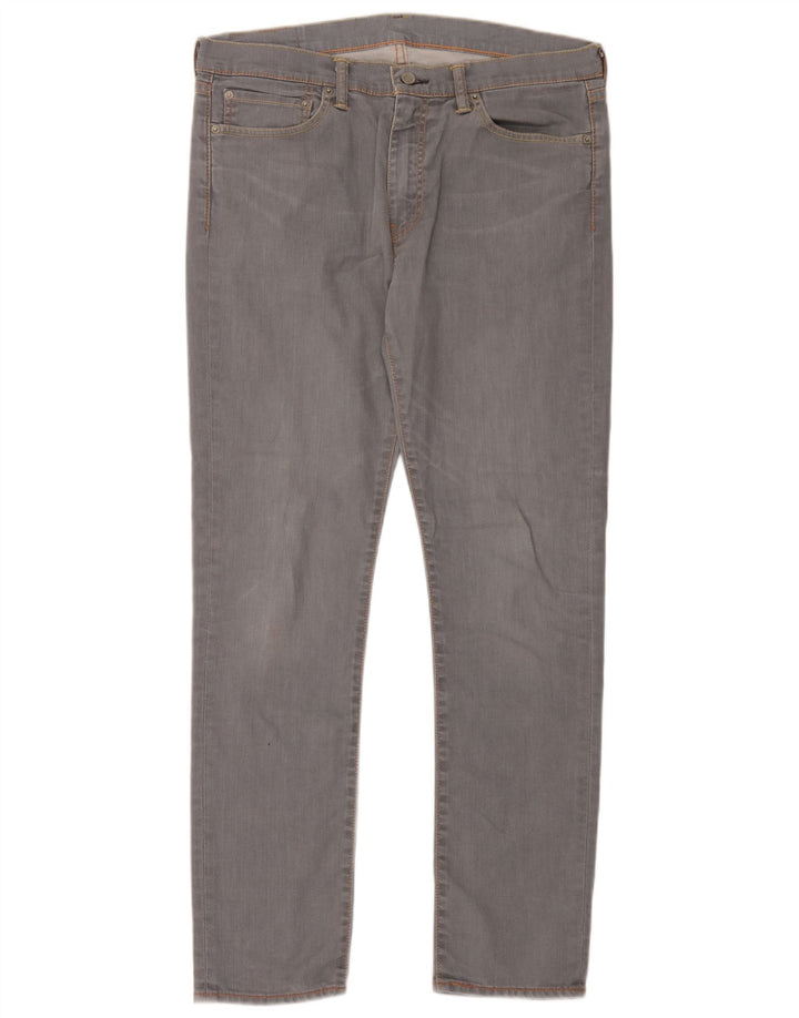 Męskie jeansy Levi's 510 Skinny W36 L32 Szara bawełna