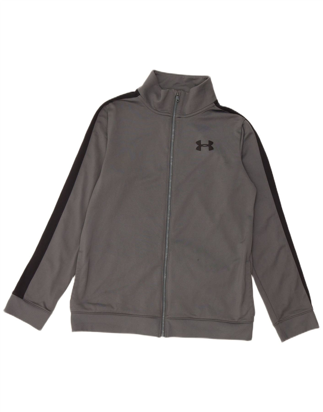 Kurtka dresowa chłopięca Under Armour 13-14 lat XL, szara, z blokami kolorów