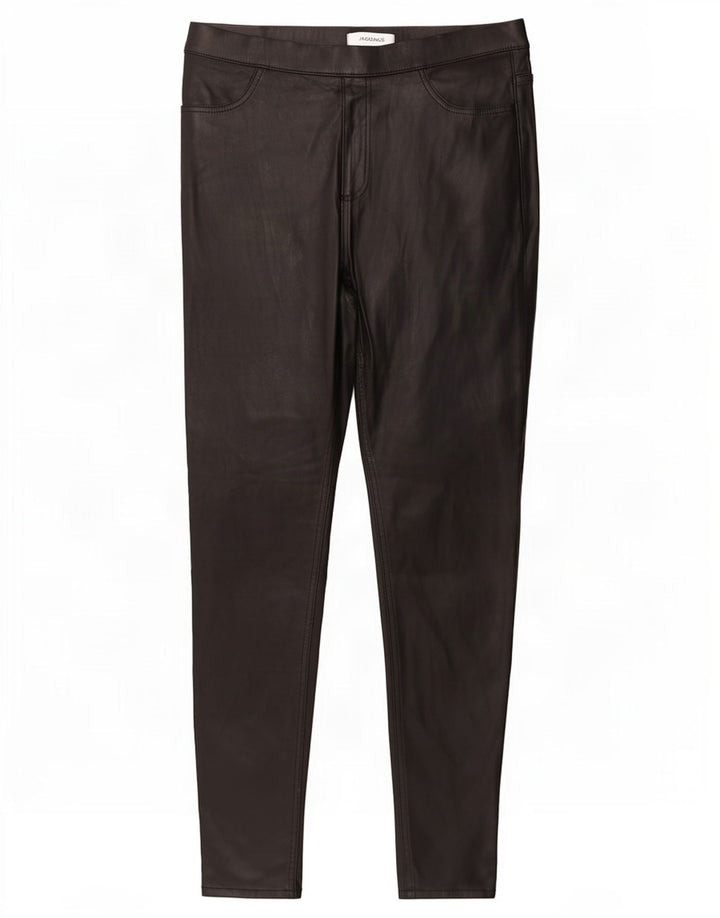Legginsy damskie Marks & Spencer UK 14, duże, czarne, wiskozowe