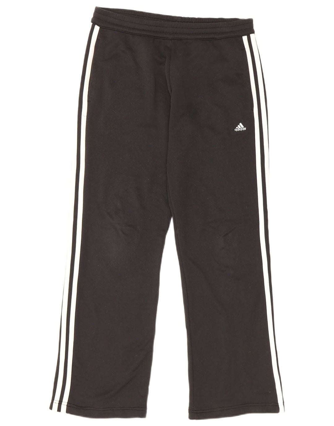 Damskie spodnie dresowe Adidas UK 10, małe, czarne, poliestrowe