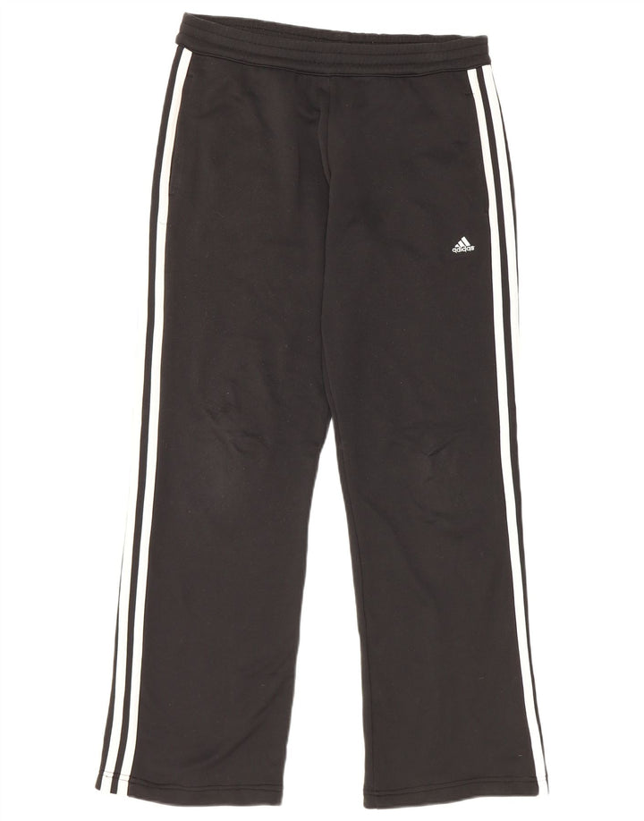 Damskie spodnie dresowe Adidas UK 10, małe, czarne, poliestrowe