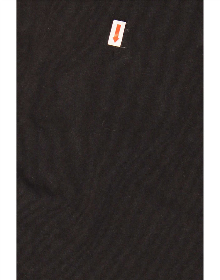 T-shirt męski Hugo Boss, średni czarny, bawełniany