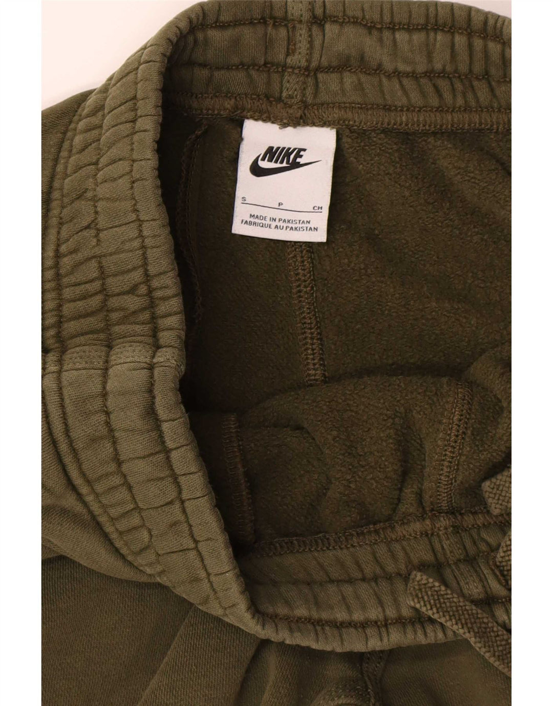 Męskie spodnie dresowe Nike, joggery, małe, bawełniane w kolorze khaki