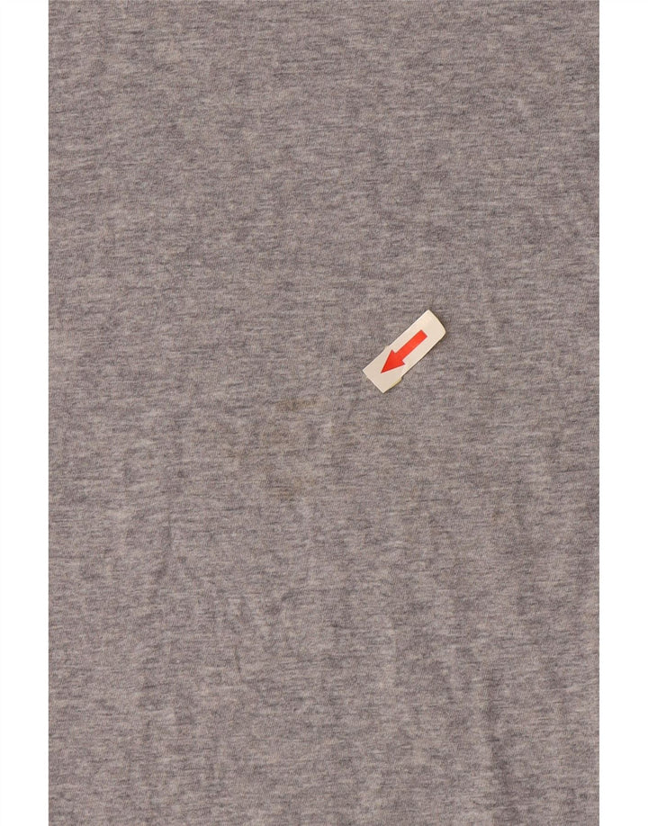 Męski T-shirt z grafiką Levi's, duży, szary, bawełniany