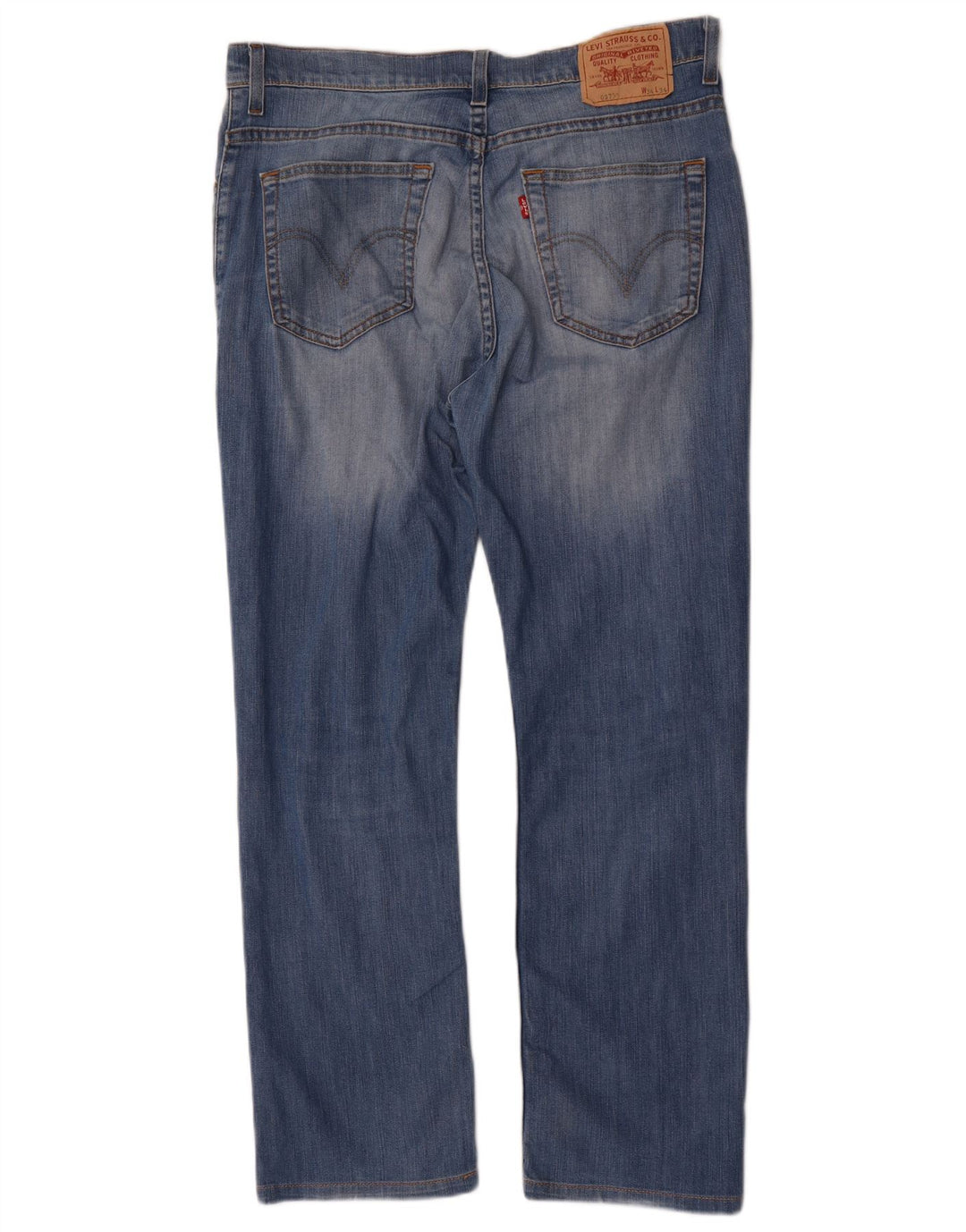 Męskie proste dżinsy Levi's W34 L28 Niebieskie bawełniane