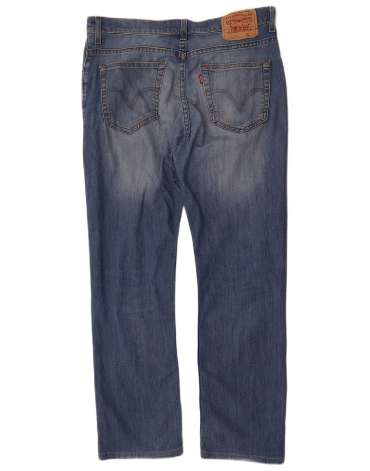 Męskie proste dżinsy Levi's W34 L28 Niebieskie bawełniane