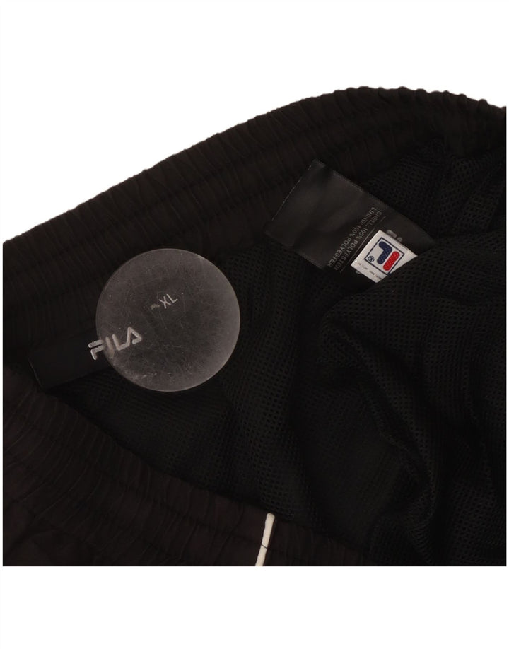 Męskie spodenki sportowe Fila XL, czarny poliester