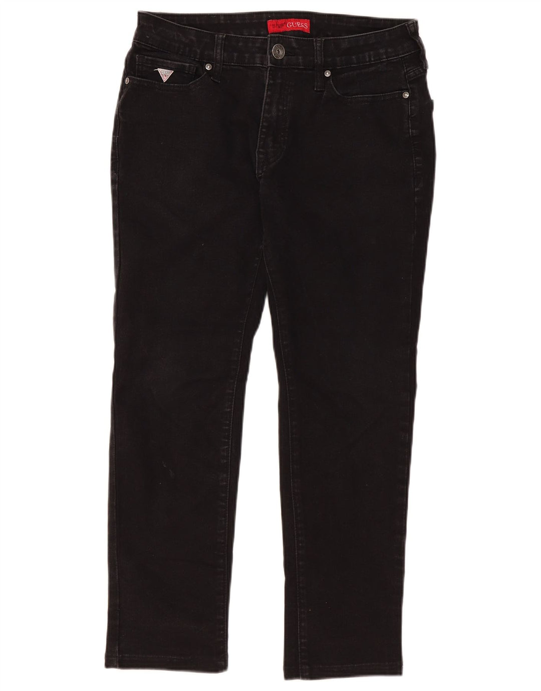 Damskie dżinsy Guess Slim Tapered W32 L27 Czarne