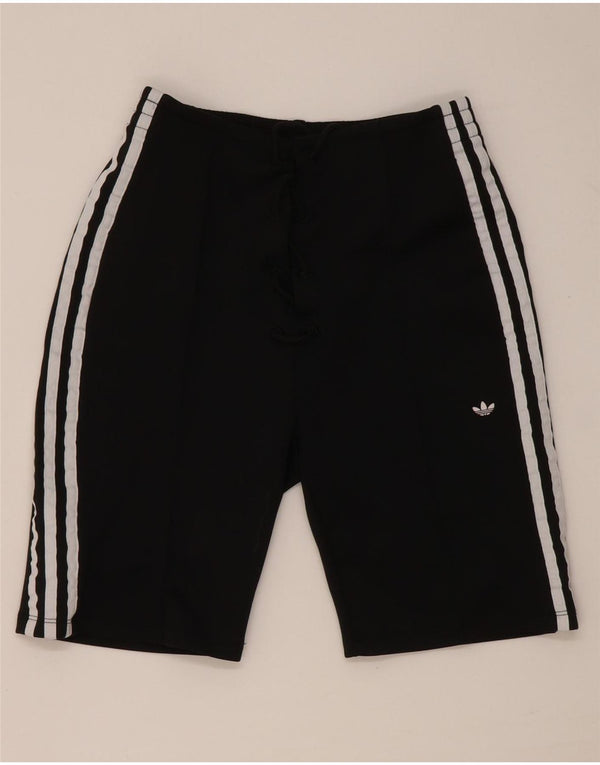 Damskie spodenki sportowe Adidas UK 12, średnie, czarne, bawełniane