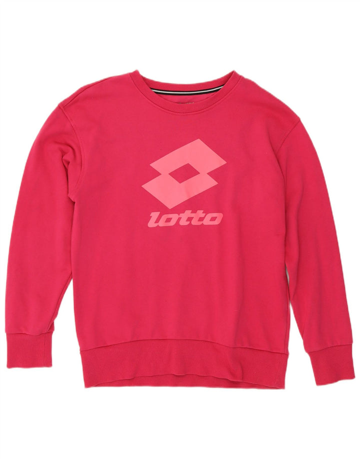 Bluza damska Lotto Sweter UK 14 Średnioróżowa bawełna