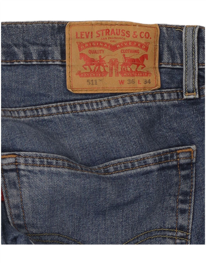 Męskie jeansy LEVI'S W36 L34 Niebieskie bawełniane
