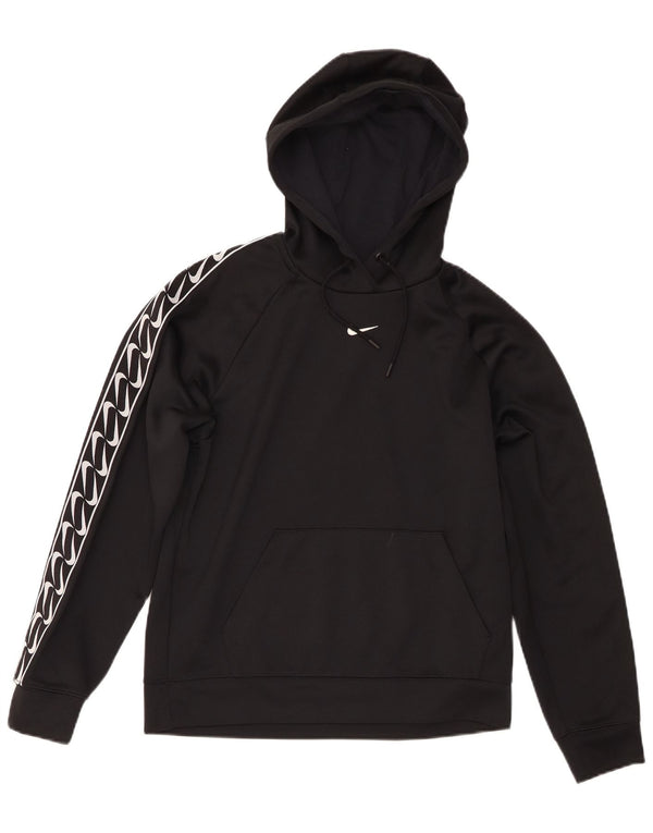 Damski sweter z kapturem Nike Graphic Oversize UK 6 XS, czarny poliester
