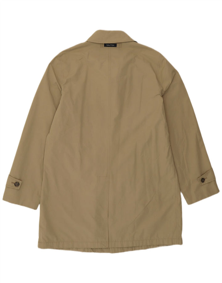 Płaszcz męski Nautica UK 38, średni, khaki, poliester, klasyczny