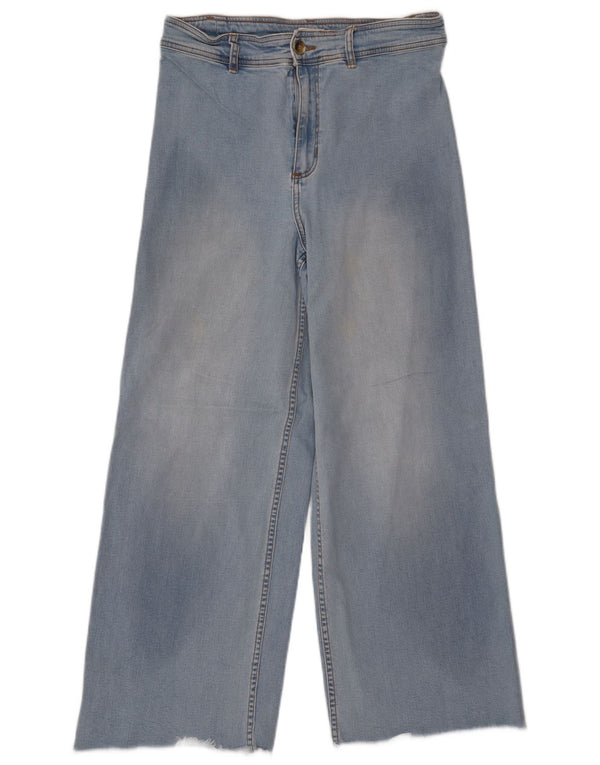 Damskie jeansy BILLABONG z szeroką nogawką i wysokim stanem W30 L27 Niebieskie