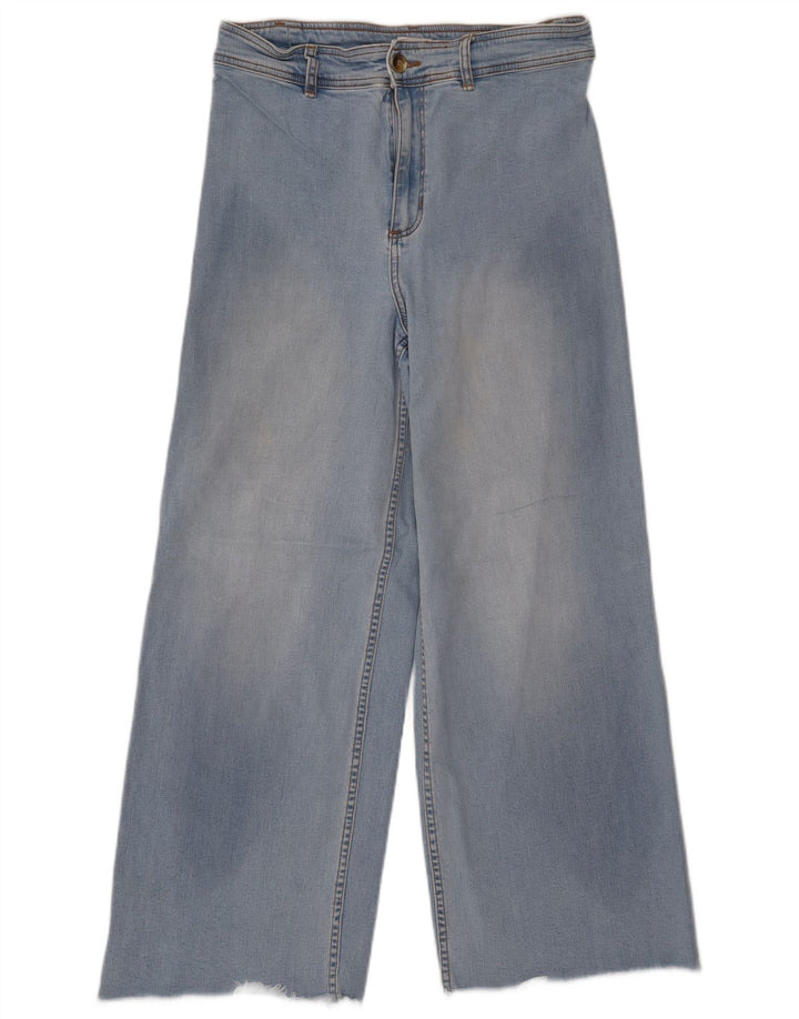 Damskie jeansy BILLABONG z szeroką nogawką i wysokim stanem W30 L27 Niebieskie