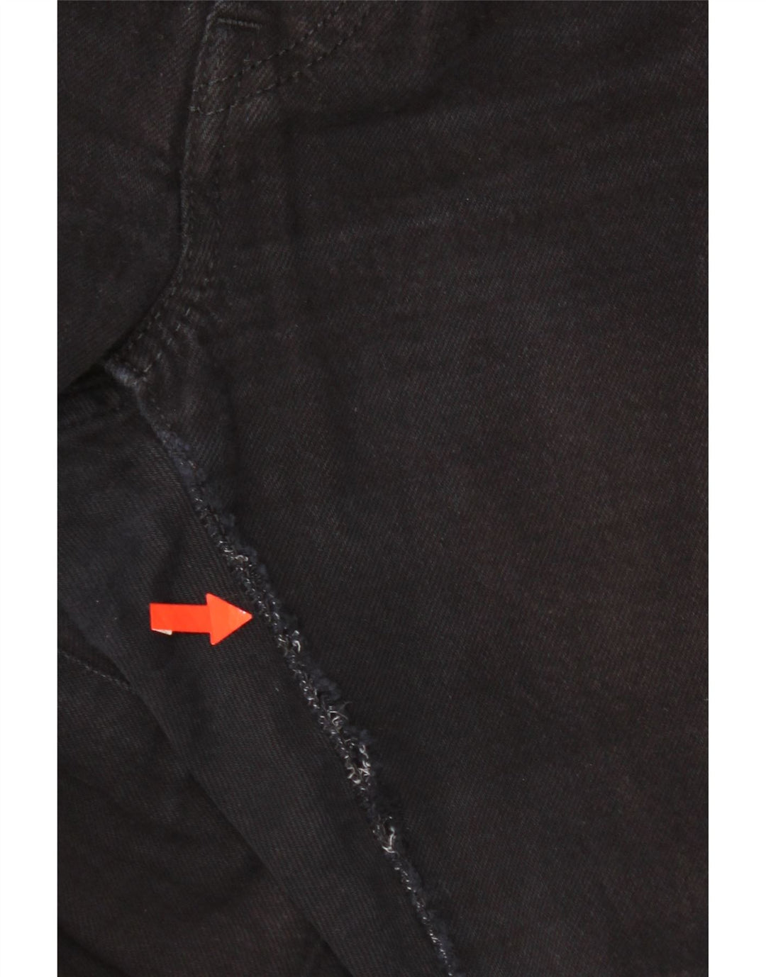 Męskie dżinsy Levi's 501 Straight W29 L28 Czarna bawełna