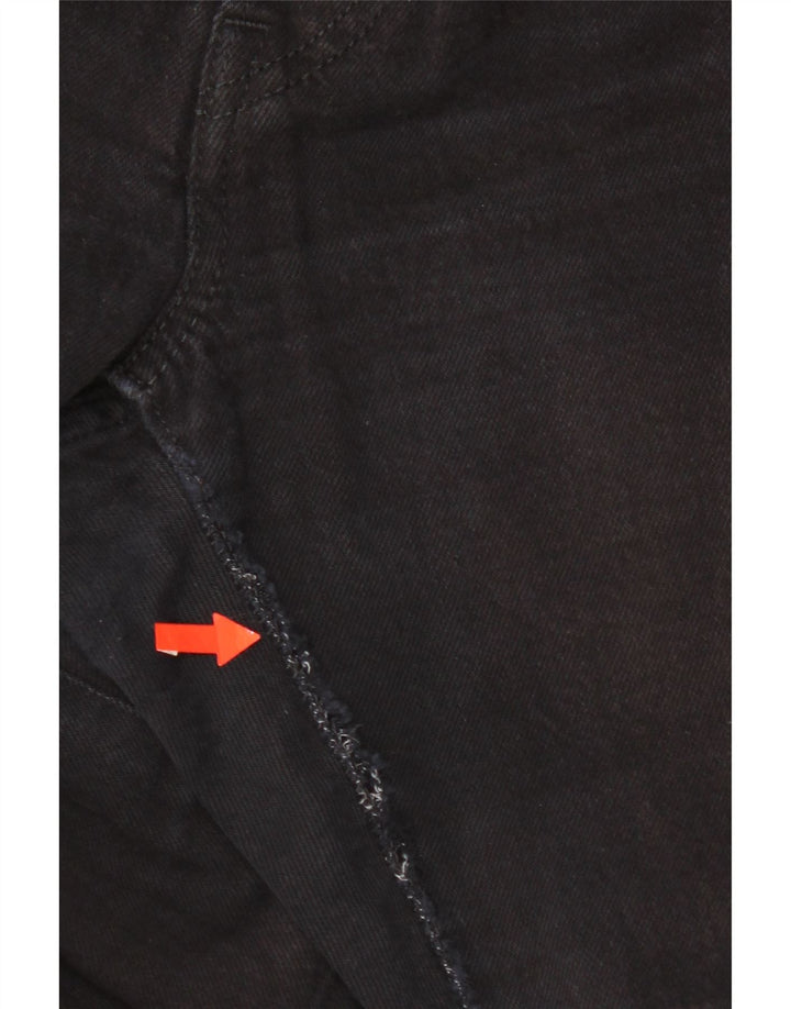 Męskie dżinsy Levi's 501 Straight W29 L28 Czarna bawełna