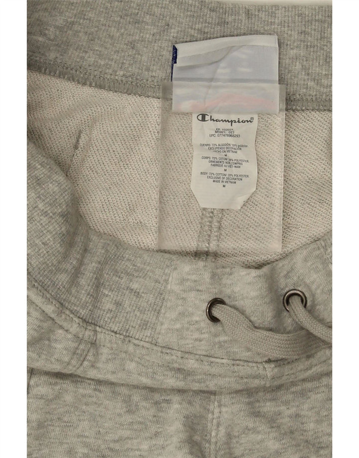 CHAMPION Womens Sport Shorts UK 14 Medium  Grey Flecked Cotton Vintage Champion and Second-Hand Champion from Messina Hembry 