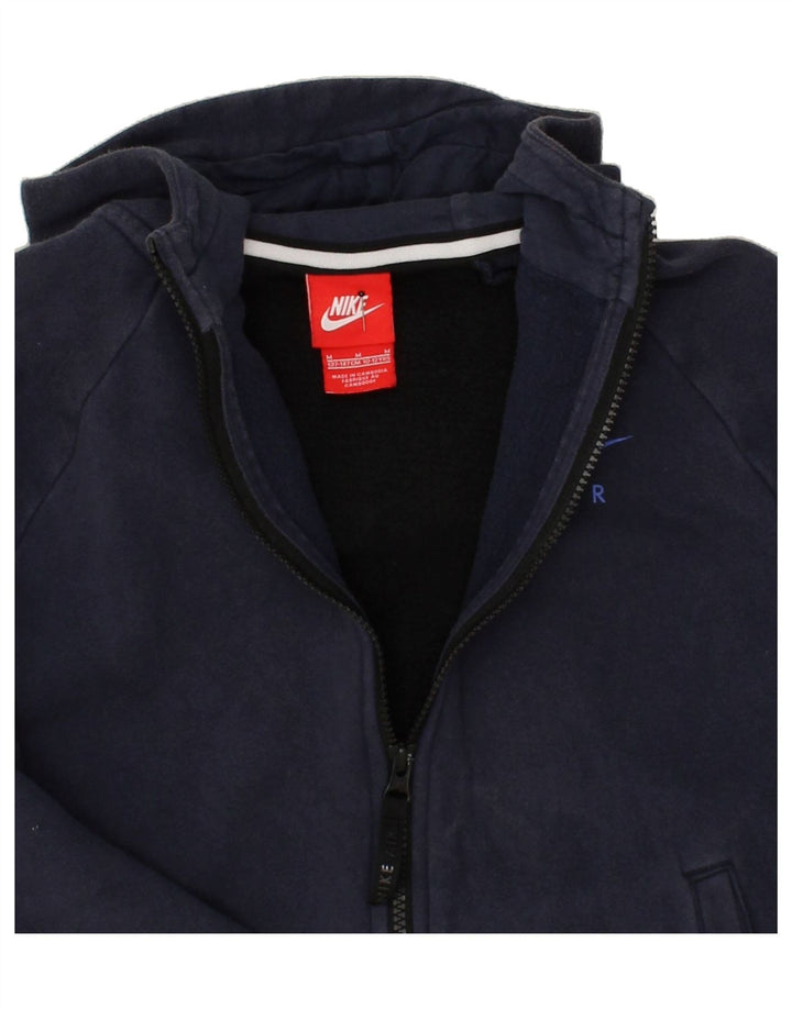 PUMA Boys Graphic Zip Hoodie Sweater 10-11 Years Medium Navy Blue Vintage Puma and Second-Hand Puma from Messina Hembry 