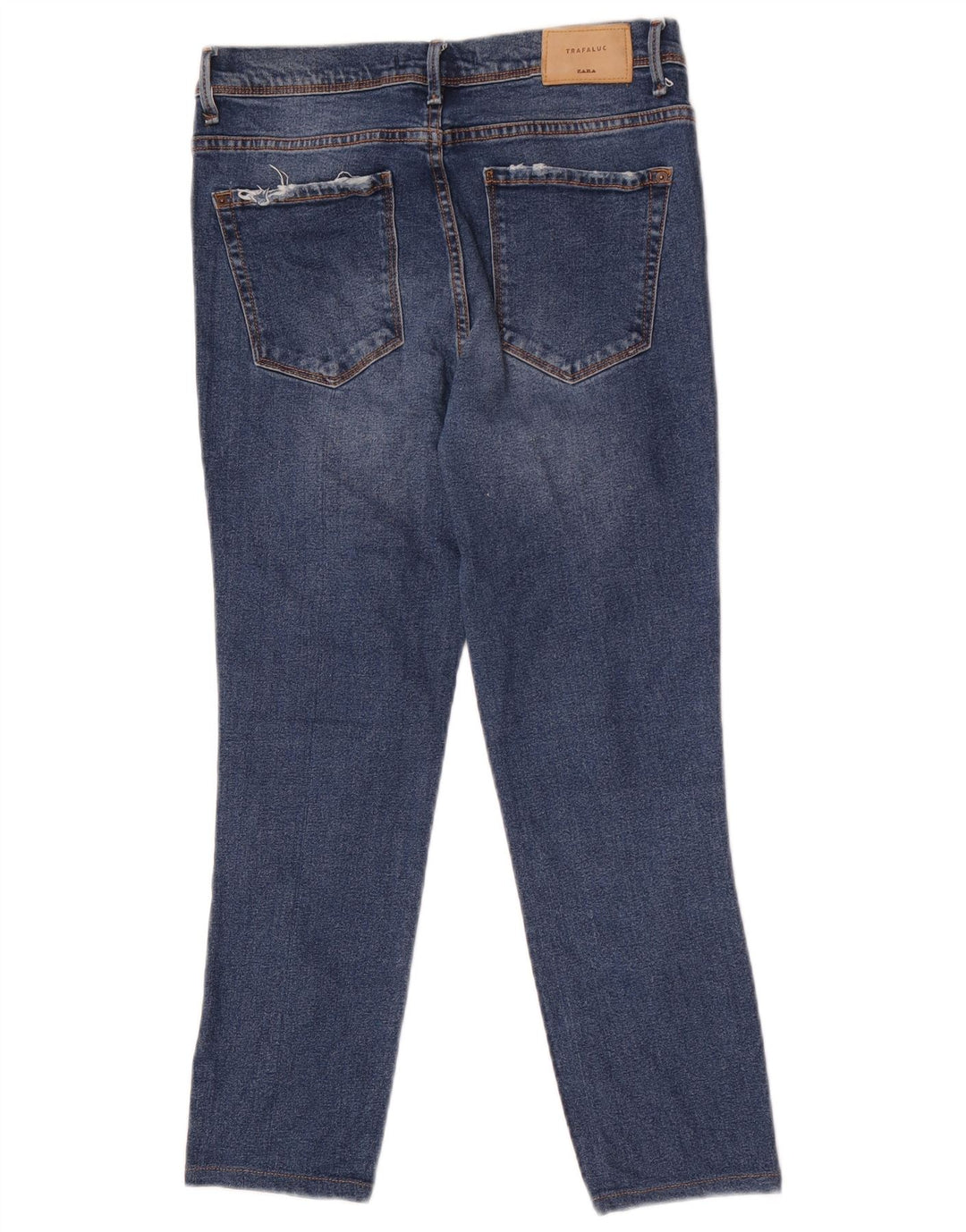 Dżinsy damskie Zara Cropped EU 38 Small W28 L24 Niebieskie