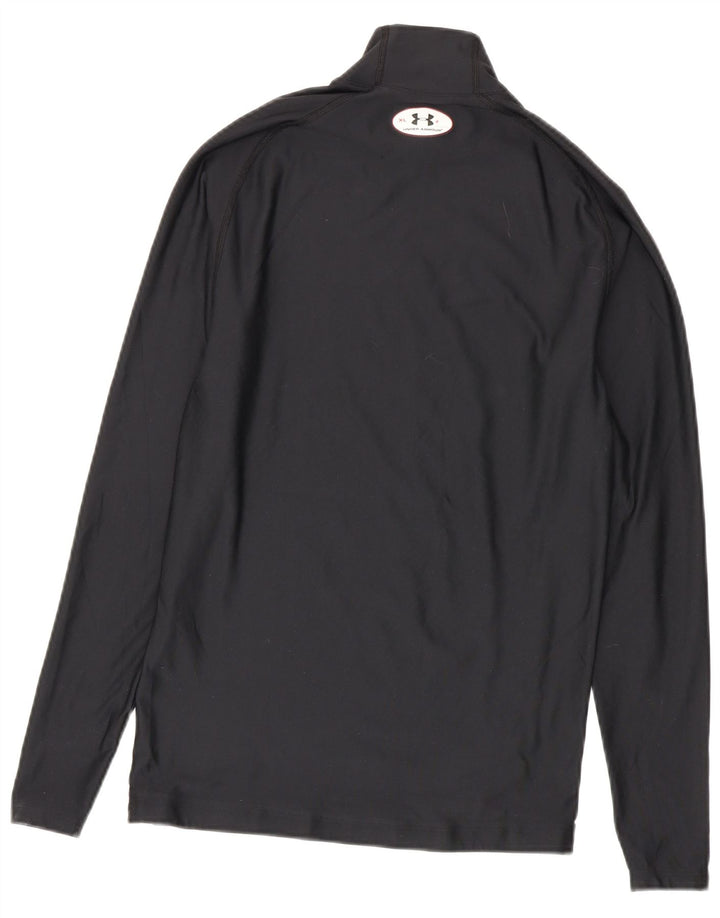 Męska koszulka męska Cold Gear z długim rękawem, XL, Under Armour, czarna, poliestrowa