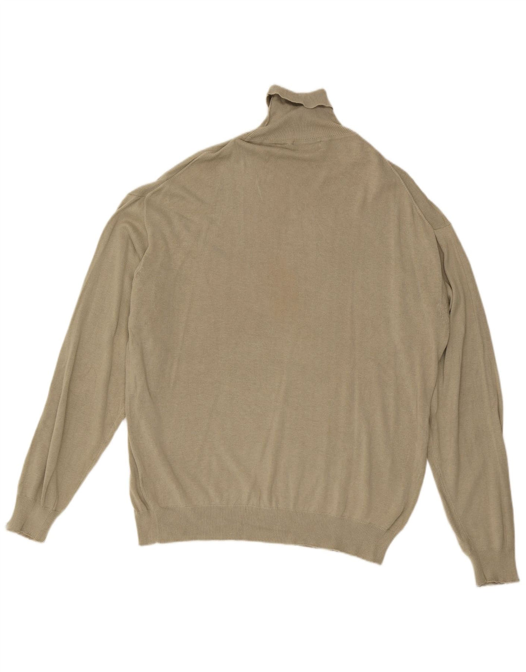 IZOD Męski sweter z golfem XL, bawełniany khaki