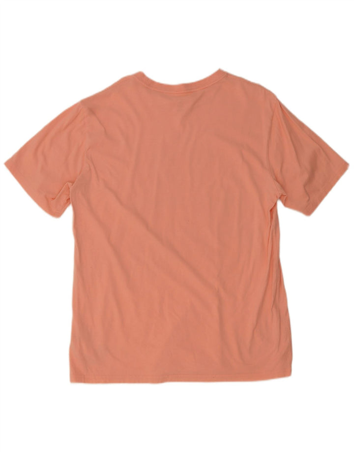 CONVERSE Męski T-shirt z grafiką, XL, różowy, bawełniany