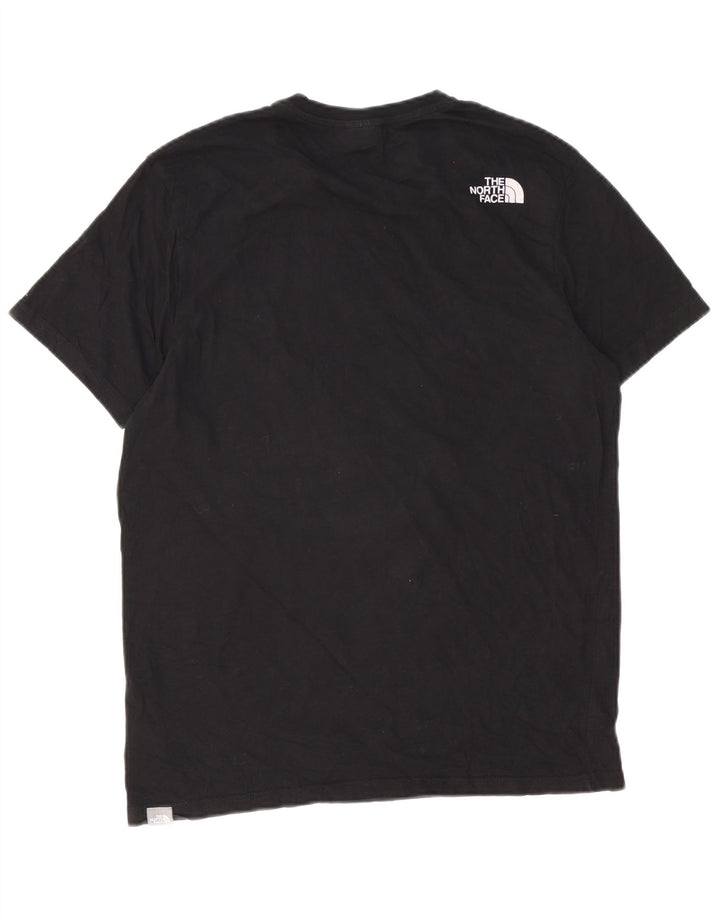 T-shirt męski The North Face, bawełniany, średni czarny