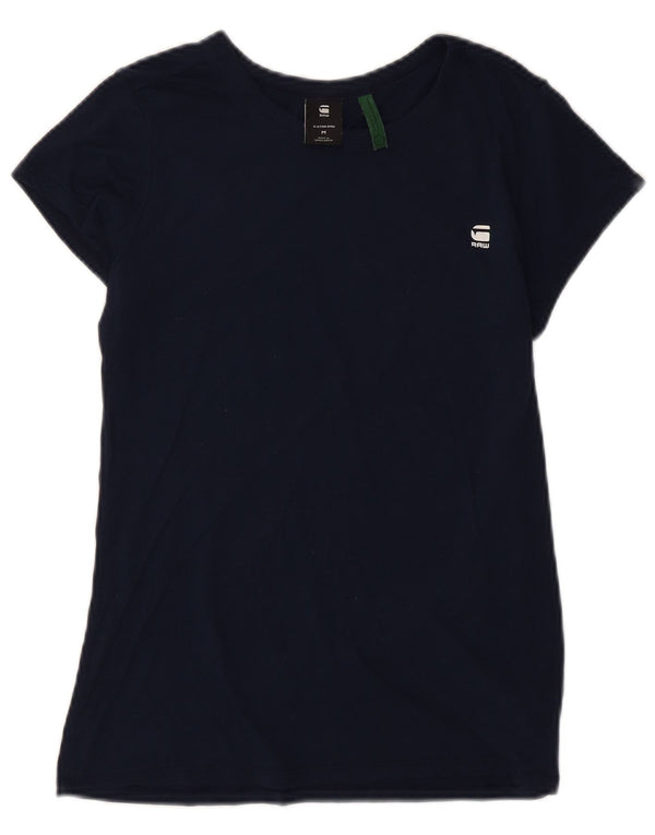 T-shirt damski G-Star UK 12, średni granatowy, bawełniany